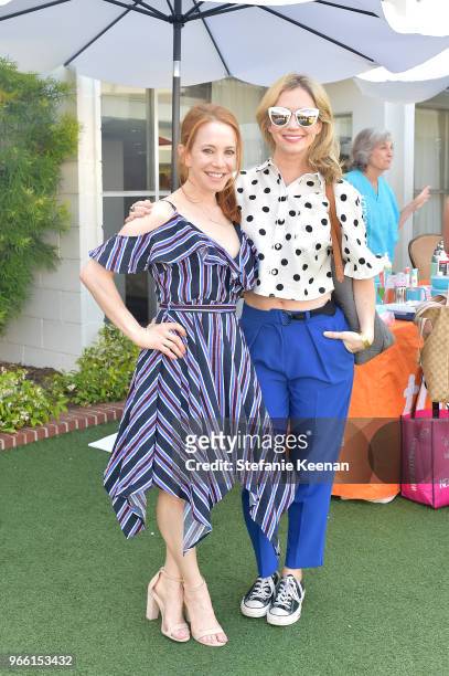 Amy Davidson and Ashley Aubra Jones attend Neocell Presents Bloom Summit at The Beverly Hilton Hotel on June 2, 2018 in Beverly Hills, California.
