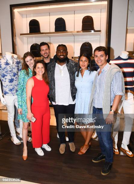 Michael Kors Team and Landon Collins attend the Michael Kors & GQ Summer Kickoff With Landon Collins on June 2, 2018 in Short Hills City.