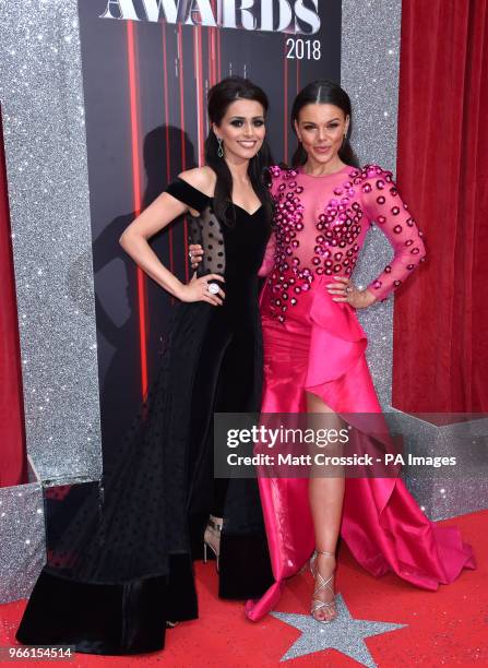 Bhavna Limbachia and Faye Brooks attending the British Soap Awards 2018 held at The Hackney Empire, London. PRESS ASSOCIATION Photo. Picture date:...