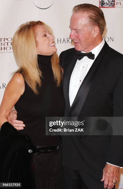 Kathie Lee Gifford and Frank Gifford arrive to a Gala Benefit for the Westport Country Playhouse held at the Hyatt Regency Hotel, Greenwich...