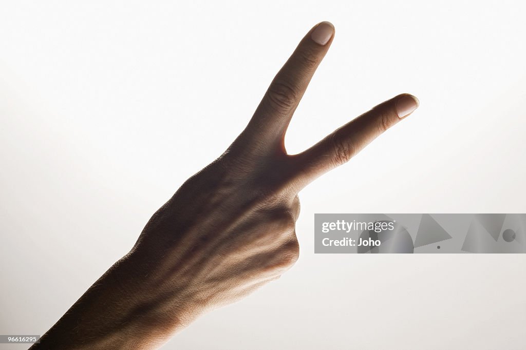 Hands making emphatic gesture