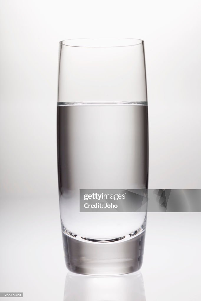 Glass of clean water