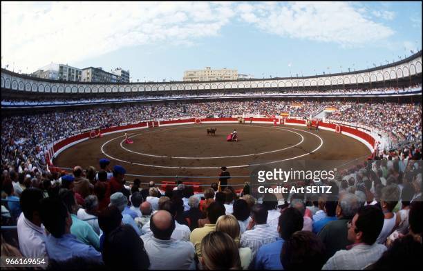 Plaza de toros bullfighting arena.