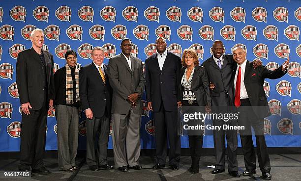 Hall of Famers Bill Walton, Lynette Woodward, Jerry Colangelo, Dominique Wilkins, Earvin "Magic" Johnson, Nancy Lieberman, Kevin "Special K" Daley,...