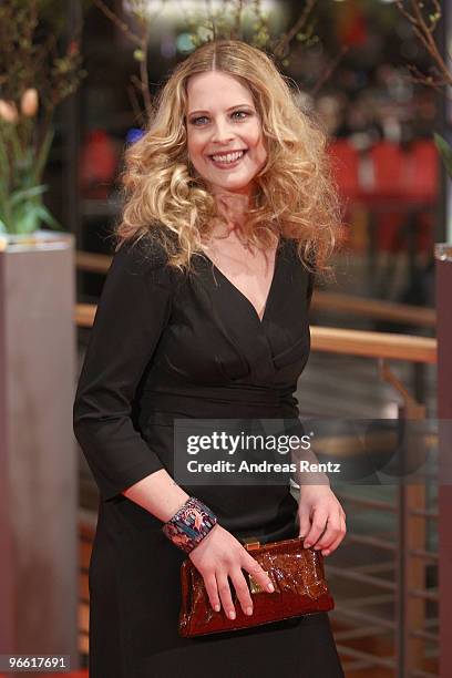 Actress Diana Ampft attends 'The Ghost Writer' Premiere during day two of the 60th Berlin International Film Festival at the Berlinale Palast on...
