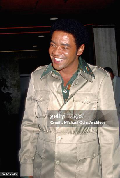 Singer and songwriter Bill Withers attends an event circa 1972 in Los Angeles, California.
