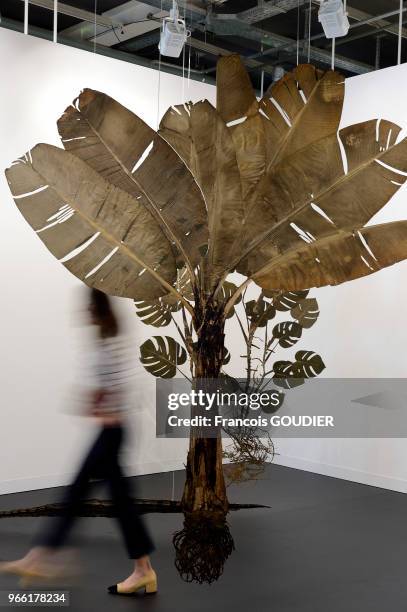 Stand de la Galerie Sies + Höke de Düsseldorf à la Messe de Art Basel, le 15 juin 2017 à Bâle, Suisse.