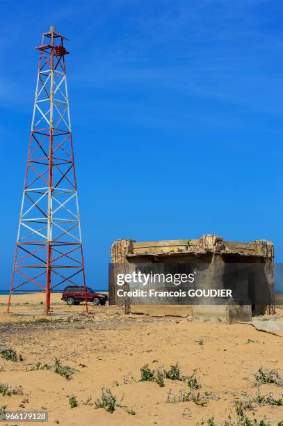 Phare de Punta Gallinas dans la région de la Guajira, 20 mars 2015, Colombie.