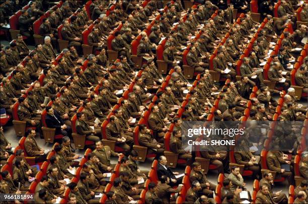 . REUNION DES FORCES ARMEES DE L'EX-URSS AU KREMLIN.