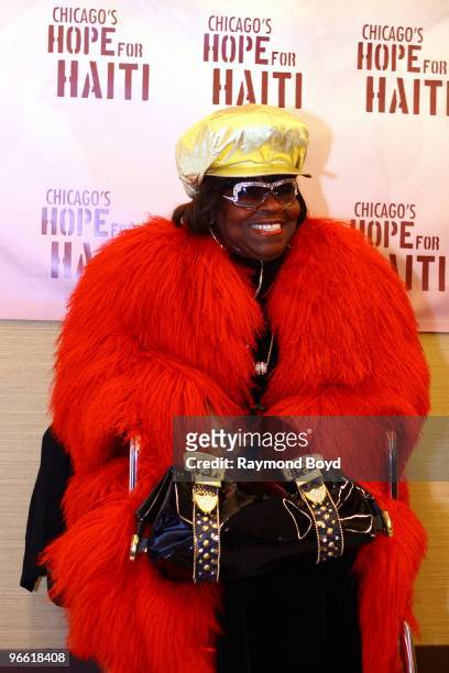 February 08: Singer Albertina Walker poses for photos at House Of Hope in Chicago, Illinois on February 08, 2010.