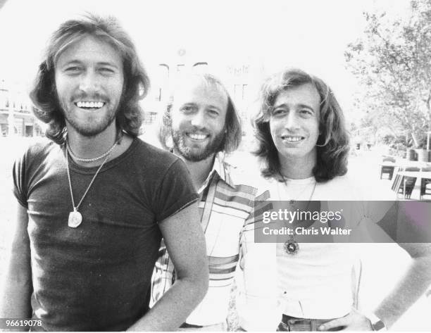 Bee Gees on the Sgt. Pepper film set