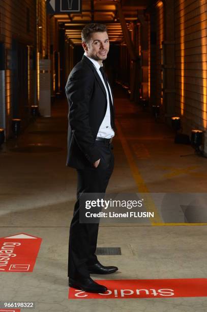 Le tennisman suisse Stanislas Wawrinka dans les coulisses de la cérémonie des Swiss Sport Awards le 13 octobre 2014, Zurich, Suisse. 4ème au...