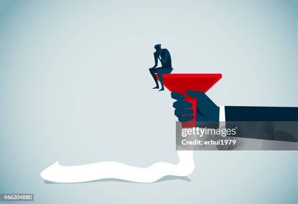debt - receipt printing stock illustrations