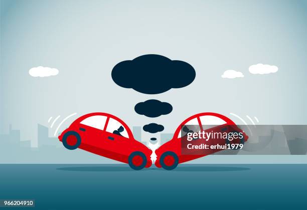 car accident - accident car stock illustrations