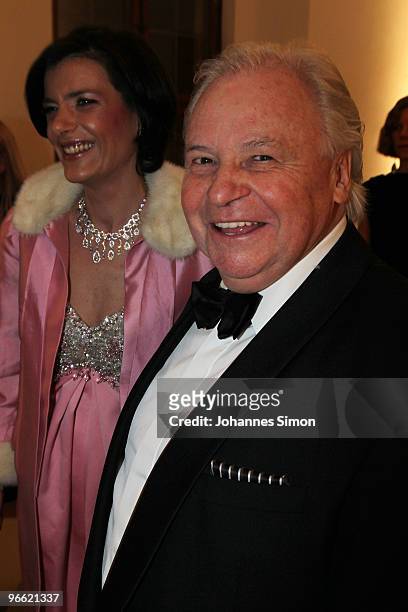 Chef Eckhart Witzigmann arrives for the Hubert Burda Birthday Reception at Munich royal palace on February 12, 2010 in Munich, Germany.