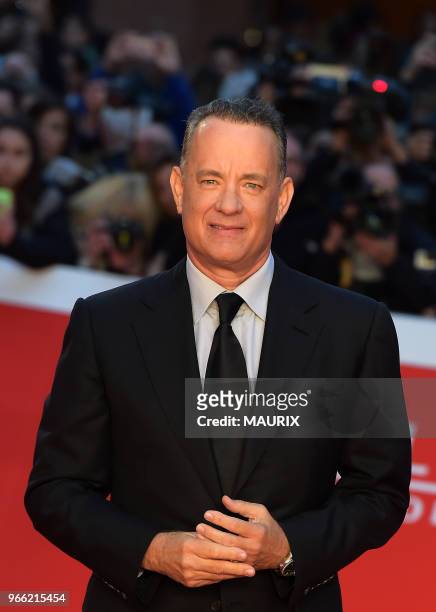 Tom Hanks arrive au 11ème Festival du Cinéma de Rome où l'acteur américain va recevoir un prix à la carrière le 13 Octobre 2016, Rome, Italie.
