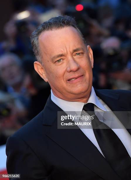 Tom Hanks arrive au 11ème Festival du Cinéma de Rome où l'acteur américain va recevoir un prix à la carrière le 13 Octobre 2016, Rome, Italie.