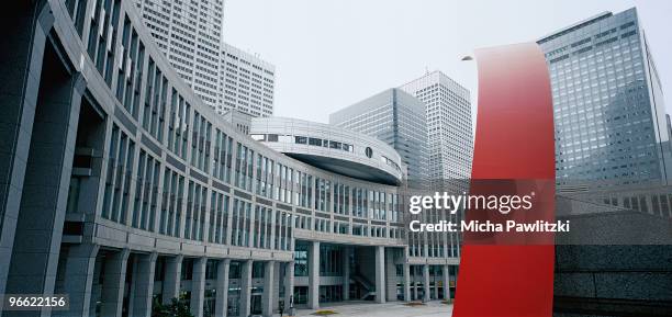 tokyo town hall, japan - tokyo metropolitan government building stock pictures, royalty-free photos & images