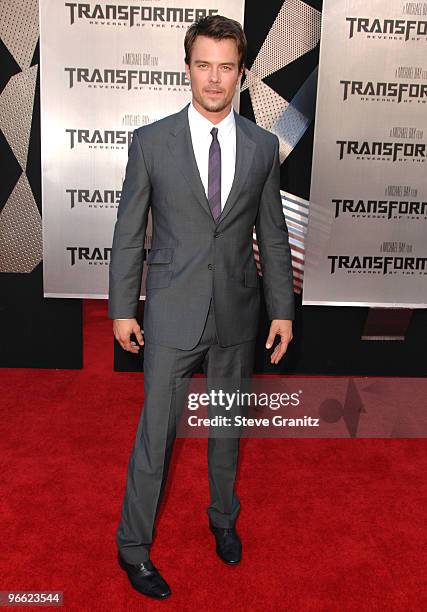 Actor Josh Duhamel arrives at the 2009 Los Angeles Film Festival's premiere of "Transformers: Revenge of the Fallen" at the Mann Village Theatre on...