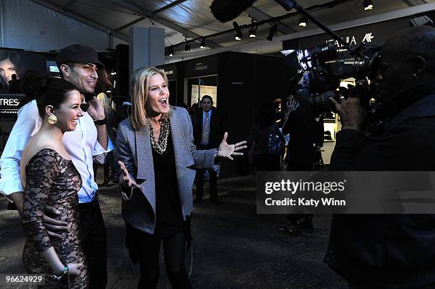 Model Mary Alice Stephenson \at Mercedes-Benz Fashion Week at Bryant Park on February 11, 2010 in New York City.