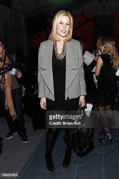 Mary Alice Stephenson attends Mercedes-Benz Fashion Week at Bryant Park on February 11, 2010 in New York City.