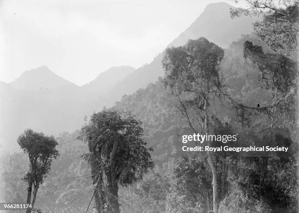 Burmese hills', This image was taken circa 1890-99, Myanmar, 1890.