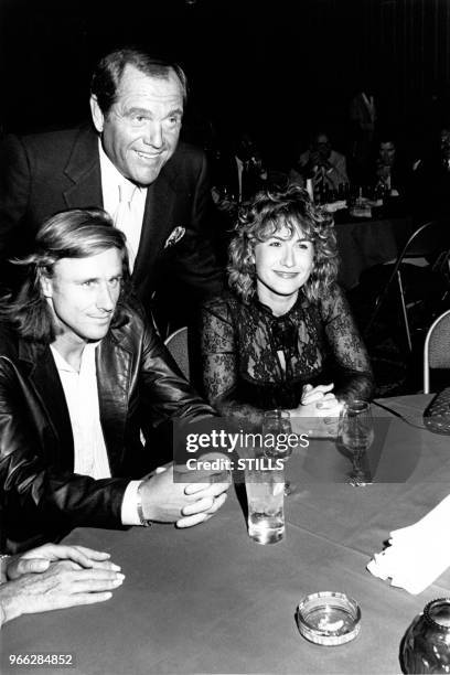 Bjorn Borg et sa femme Mariana Simionescu, au 'Alan King Celebrity Tennis Tournament' au Caesar Palace de Las Vegas, le 25 avril 1982, Las Vegas,...