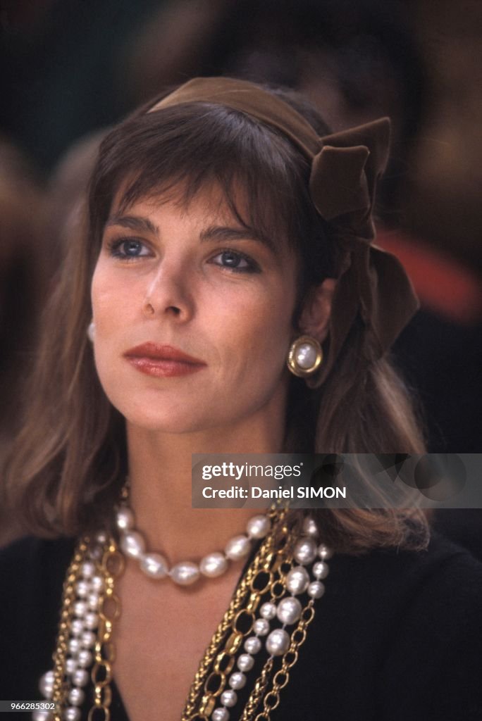 Princess Caroline of Monaco At Chanel Fashion Show In Paris