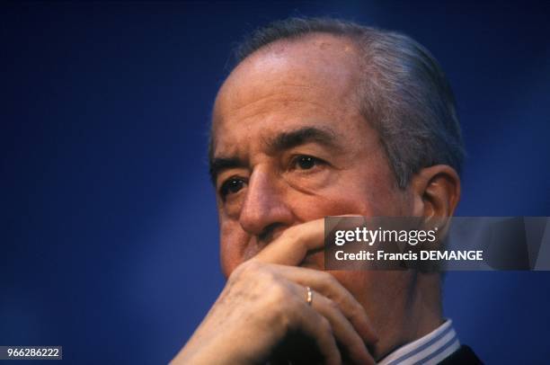 Prime Minister Edouard Balladur Campaigning In Nancy, February 26, 1995.