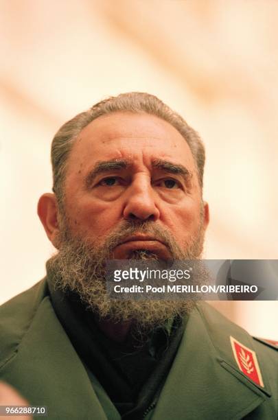Fidel Castro s Visit In Paris, March 13, 1995.