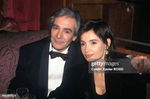 Actors Pierre Arditi And Wife Evelyne Bouix At Nuit Des Molieres ...