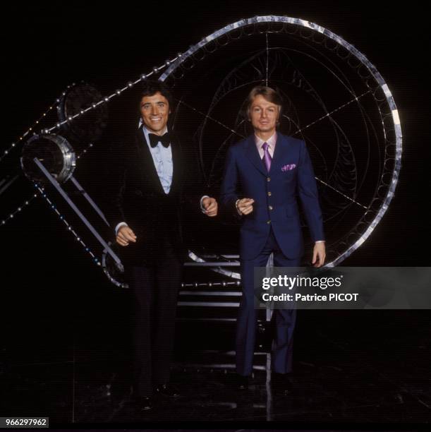 Sacha Distel with Claude Francois.