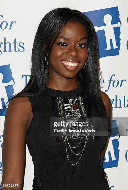 Actress Camille Winbush attends the Alliance for Children's Rights annual dinner gala at the Beverly Hilton Hotel on February 10, 2010 in Beverly...