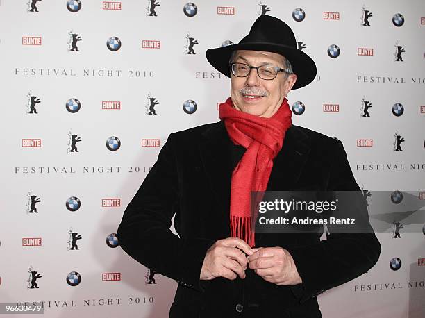 Berlinale festival director Dieter Kosslick arrives to the Festival Night 2010 at the Palais Am Festungsgraben on February 12, 2010 in Berlin,...