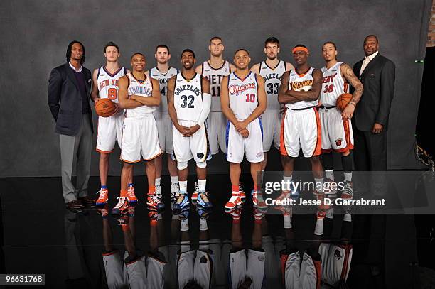 Chris Bosh, Danilo Gallinari, Russell Westbrook, Kevin Love, O.J. Mayo, Brook Lopez, Eric Gordan, Marc Gasol, Anthony Morrow, and Michael Beasley,...