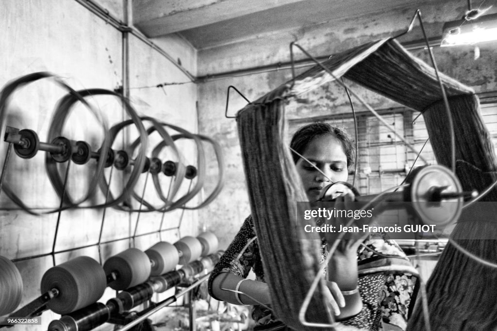 Atelier dans une usine de textile