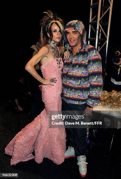 Photographer David LaChapelle backstage at Naomi Campbell's Fashion For Relief Haiti NYC 2010 Fashion Show during Mercedes-Benz Fashion Week at The...