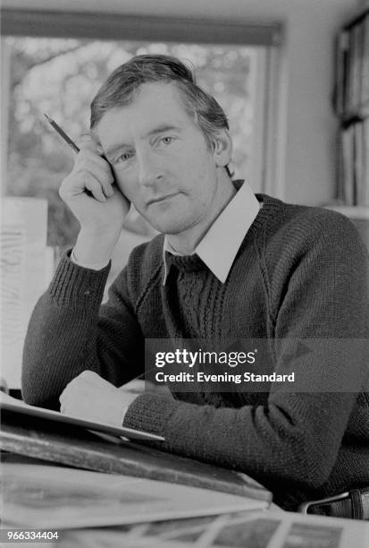 English illustrator, cartoonist, graphic novelist and author Raymond Briggs, UK, 15th November 1978.