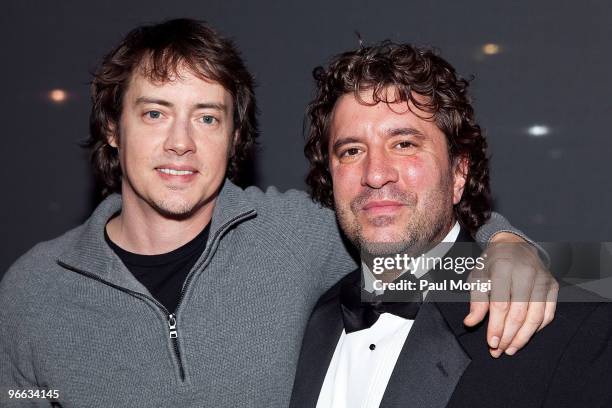 Actor Jason London and Writer, Director, and Producer Allen Cognata attend a screening of "The Putt Putt Syndrome" at Tribeca Cinemas on February 12,...