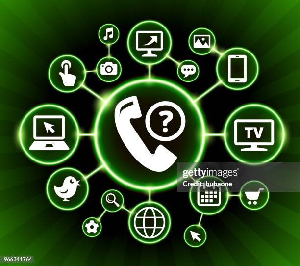 unkown caller internet communication technology dark buttons background - bingo caller stock illustrations