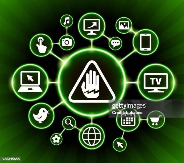 electrocution internet communication technology dark buttons background - electrician background stock illustrations