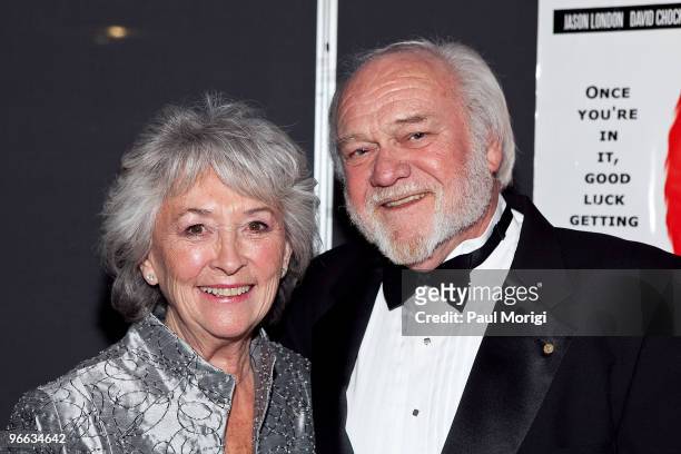 Actors Mary Looram and Bud Stadford attend a screening of "The Putt Putt Syndrome" at Tribeca Cinemas on February 12, 2010 in New York City.