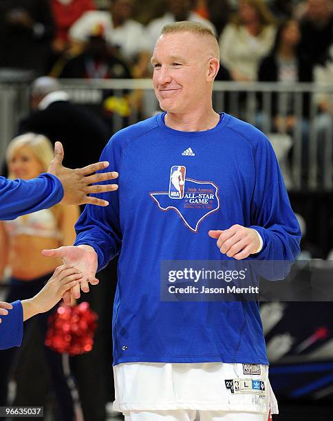 Player Chris Mullin during the NBA All-Star celebrity game presented by Final Fantasy XIII held at the Dallas Convention Center on February 12, 2010...