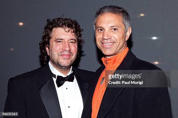 Writer, Director and Producer Allen Cognata and Patrick Wanis attend a screening of "The Putt Putt Syndrome" at Tribeca Cinemas on February 12, 2010...