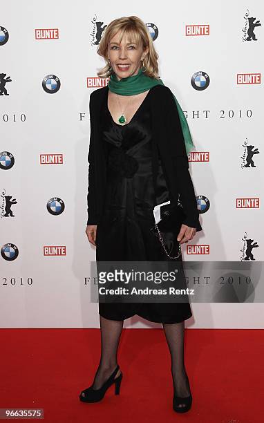 Doris Schroeder-Koepf arrives to the Festival Night 2010 at the Palais Am Festungsgraben on February 12, 2010 in Berlin, Germany.