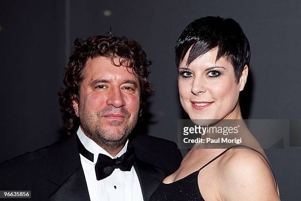 Writer, Director, and Producer Allen Cognata and Kelly Sounier attend a screening of "The Putt Putt Syndrome" at Tribeca Cinemas on February 12, 2010...
