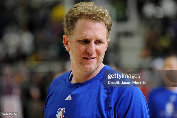 Actor Michael Rapaport during the NBA All-Star celebrity game presented by Final Fantasy XIII held at the Dallas Convention Center on February 12,...