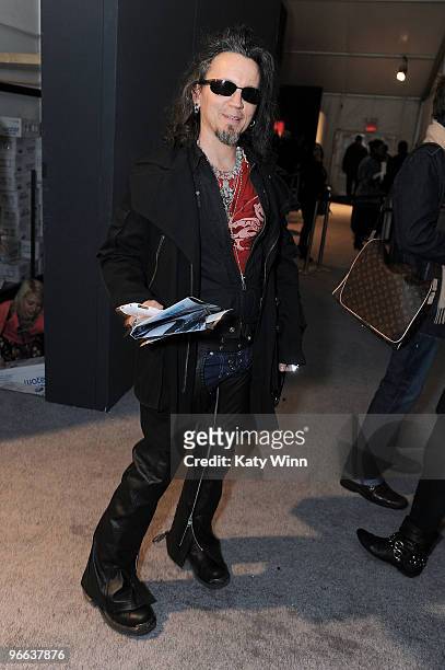 Rodney Trice of Essence Magazine attends Mercedes-Benz Fashion Week at Bryant Park on February 11, 2010 in New York City.