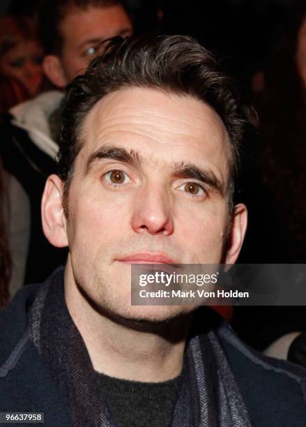 Actor Matt Dillon attends Charlotte Ronson Fall 2010 during Mercedes-Benz Fashion Week at Bryant Park on February 12, 2010 in New York City.