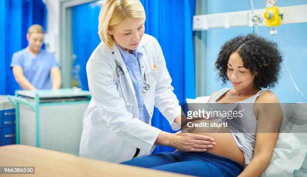 prgnancy medical examination - sturti stock pictures, royalty-free photos & images